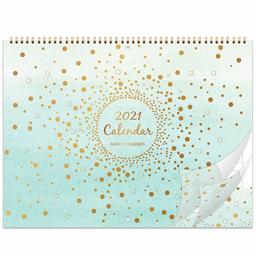 Eono 2021 Wall Calendar, 13 Month Family Planner Calendar from Jan' 2021 to Jan' 2022, Family School Monthly Planner from January 2021 to December 2021, Back Pocket, 37.3 cm x 29 cm