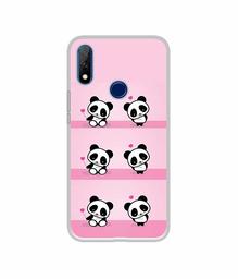 Amazon Brand - Solimo Designer Panda Pattern UV Printed Soft Back Case Mobile Cover for Gionee F9 Plus