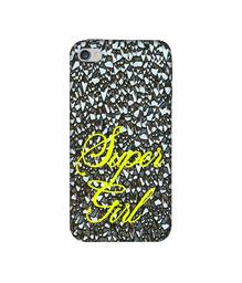 Amazon Brand - Solimo Designer Super Girl On Foil 3D Printed Hard Back Case Mobile Cover for Apple iPhone 4 / 4S