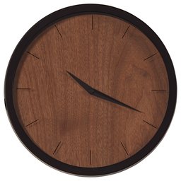 Amazon Brand – Rivet Modern Minamalist Wood-Face Clock, 12