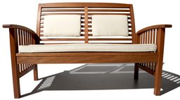 My Tai Strathwood Gibranta All-Weather Hardwood 2-Seater Bench (Discontinued by Manufacturer)