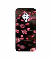 Amazon Brand - Solimo Designer Pink Flowers 3D Printed Hard Back Case Mobile Cover for Vivo S1 Pro