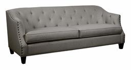 Amazon Brand – Stone & Beam Rosemont Vintage Tufted Sofa Couch with Nailheads, 88