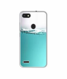 Amazon Brand - Solimo Designer Half Fill UV Printed Soft Back Case Mobile Cover for Tecno Camon iSky