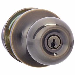 AmazonBasics Door Knobs - Standard Ball AB-DH524-AB 1