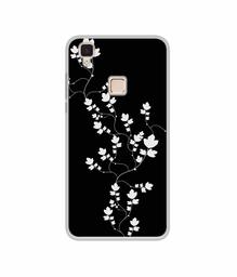 Amazon Brand - Solimo Designer Color Flowers UV Printed Soft Back Case Mobile Cover for Vivo V3