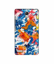 Amazon Brand - Solimo Designer Wax Color Mash On Canvas 3D Printed Hard Back Case Mobile Cover for Xiaomi Redmi Note 4G