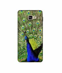 Amazon Brand - Solimo Designer Peacock 3D Printed Hard Back Case Mobile Cover for Samsung Galaxy A7 (2016)