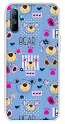 Amazon Brand - Solimo Designer Multicolor Bear Violet Pattern Printed Soft Back Case Mobile Cover for Realme C3