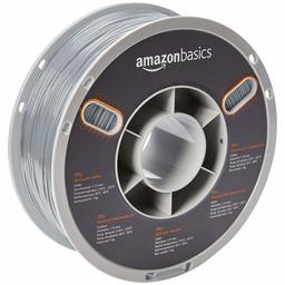 AmazonBasics TPU 3D Printer Filament, 1.75mm, Gray 1 kg Spool