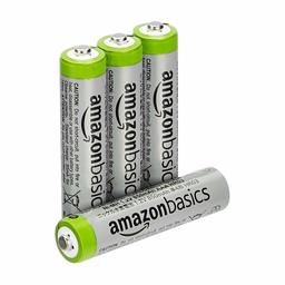 AmazonBasics Oplaadbare AAA-batterij, verpakking van 4 stuks