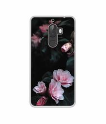 Amazon Brand - Solimo Designer Dark Flowers Photography UV Printed Soft Back Case Mobile Cover for 10.or G