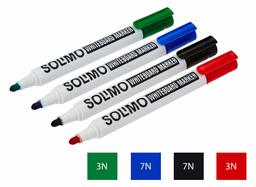 Amazon Brand - Solimo White Board Markers Set (20 pieces, Black-7, Blue-7, Green-3, Red-3)