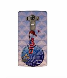 Amazon Brand - Solimo Designer Lady Vector Patternn 3D Printed Hard Back Case Mobile Cover for LG G4 Stylus