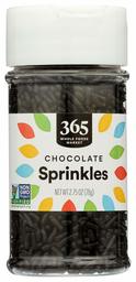 365 Everyday Value, Chocolate Sprinkles, 2.75 oz