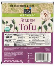 365 Everyday Value, Organic Silken Tofu, 16 oz