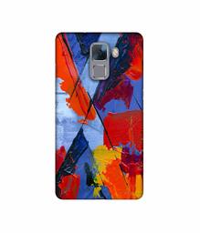 Amazon Brand - Solimo Designer X Multicolor Texture 3D Printed Hard Back Case Mobile Cover for Huawei Honor 7