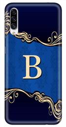 Amazon Brand - Solimo Designer Blue Pattern Alphabet-B 3D Printed Hard Back Case Mobile Cover for Samsung Galaxy A30s