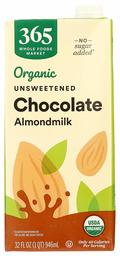 365 by Whole Foods Market, Organic Unsweetened Almond Milk, Chocolate, 32 Fl Oz