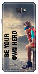 Amazon Brand - Solimo Designer Be Our Own Hero 3D Printed Hard Back Case Mobile Cover for Samsung Galaxy J7 Prime