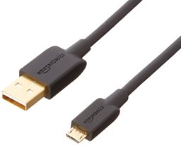 AmazonBasics - Cables USB 2.0 de tipo A a tipo micro B - 0,9 m (3 unidades)