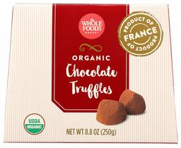 WHOLE FOODS MARKET Organic Chocolate Truffles, 8.8 OZ