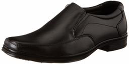 Nubeno Men's Black Leather Formal Shoes-7 UK (41 EU) (9002)