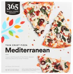 365 by Whole Foods Market, Frozen Thin Crust Pizza, Mediterranean, 13.5 Ounce