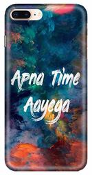 Amazon Brand - Solimo Designer Apna Time Ayega Design 3D Printed Hard Back Case Mobile Cover for Apple iPhone 8 Plus