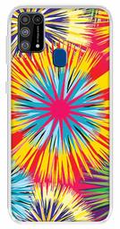 Amazon Brand - Solimo Designer Multicolor Abstract Art Pattern Printed Soft Back Case Mobile Cover for Samsung Galaxy M31