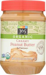 365 Everyday Value, Organic Creamy Peanut Butter, 28 oz