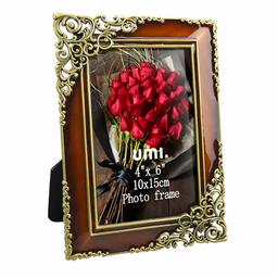 UMI. Essentials Vintage Metal Picture Frame, Black , 10x15 cm