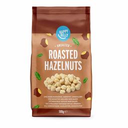 Amazon Brand - Happy Belly Unsalted Roasted Hazelnuts 4x500g