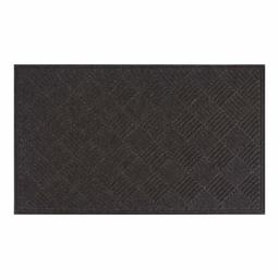 AmazonBasics Molded Carpet Recycled Rubber Commercial Scraper Entrance Mat Diamond Pattern 3X5 Onyx