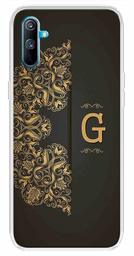 Amazon Brand - Solimo Designer Multicolor Black Pattern Alphabet-G Printed Soft Back Case Mobile Cover for Realme C3