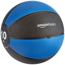 Amazon Basics Balón Medicinal, 4.53 k, Azul