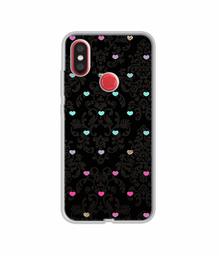 Amazon Brand - Solimo Designer Heart Texture UV Printed Soft Back Case Mobile Cover for Mi A2