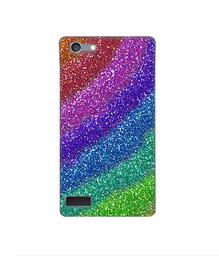 Amazon Brand - Solimo Designer Multicolor Sparkle 3D Printed Hard Back Case Mobile Cover for Oppo Neo 7