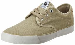 Amazon Brand - Symbol Men's Khaki Canvas Sneakers-7 UK/India (41 EU) (AZ-GI-370B)