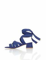 find. Sandali con Tacco Donna, Blu (Blue), 40 EU