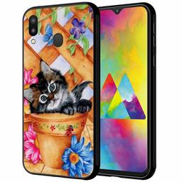 Amazon Brand - Solimo Designer Kitty Printed Hard Back Case Mobile Cover for Samsung Galaxy M20 (D1193)