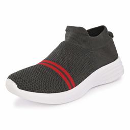 Fusefit Men's Mock Dk Grey/Red Running Shoes-6 UK (40 EU) (7 US) (FFR-420_6)