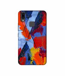 Amazon Brand - Solimo Designer X Multicolor Texture 3D Printed Hard Back Case Mobile Cover for Vivo V9 / V9 Pro