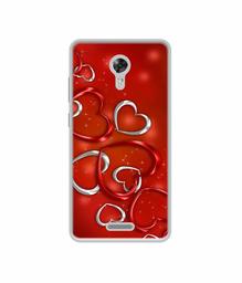 Amazon Brand - Solimo Designer Hearts UV Printed Soft Back Case Mobile Cover for Panasonic Eluga A3 Pro