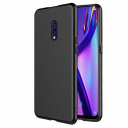 (Renewed) Amazon Brand - Solimo Oppo K3 Mobile Cover (Hard Back & Slim),Black