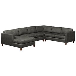 Amazon Brand – Stone & Beam Andover Modern Right U-Sectional Sofa, 134