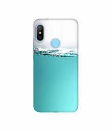 Amazon Brand - Solimo Designer Half Fill 3D Printed Hard Back Case Mobile Cover for Mi Redmi Note 6 Pro