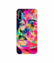 Amazon Brand - Solimo Designer Multicolor Lady Vector 3D Printed Hard Back Case Mobile Cover for Realme C3