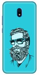 Amazon Brand - Solimo Designer Beard Man 3D Printed Hard Back Case Mobile Cover for Xiaomi Redmi 8A