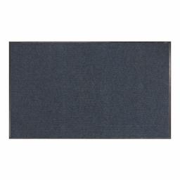 AmazonBasics Poly Linear-Rib Commercial Carpet Vinyl-Backed Mat 4X8 Blue